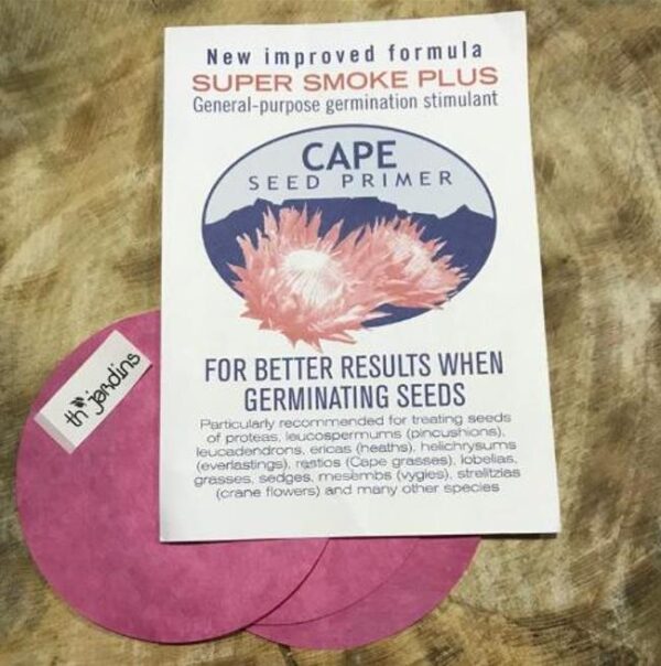 Smoke Seed Primer Plus - Super Smoke Plus (Disco de Fumaça para Germinação) - Disco de Fumaça para tratamento e quebra de dormência em sementes