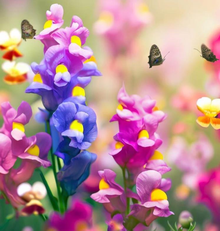 Linaria maroccana ‘Northern Light’ Mix - Aurora Boreal, Linaria Marroquina ‘Northern Light’ - Imagem 4