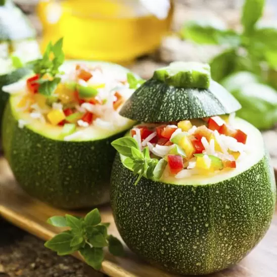 Cucurbita Pepo De Nice (Certificação Orgânica) - Abobrinha Redonda Francesa, Abobrina De Nice, Guloseima Recheada - Imagem 7